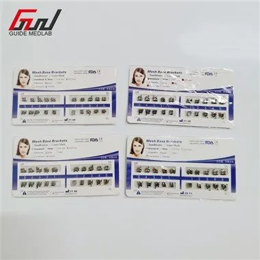 פלטה אורתודונטית מתכת וקרמית דנטלית