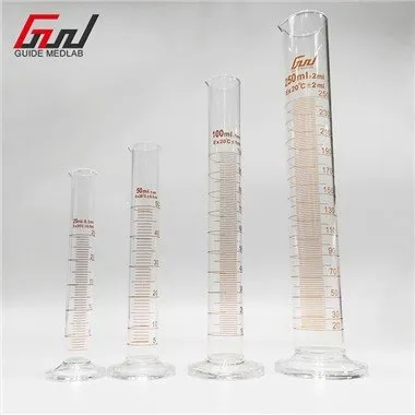 צילינדר מדידה מזכוכית 5 מ"ל